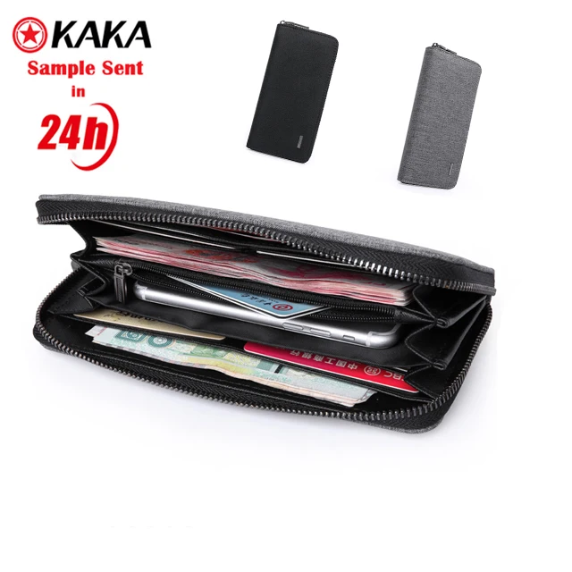 Factory fast delivery hot sell new cheap fashion business latest stylish black wallet mens slim card custom wallet