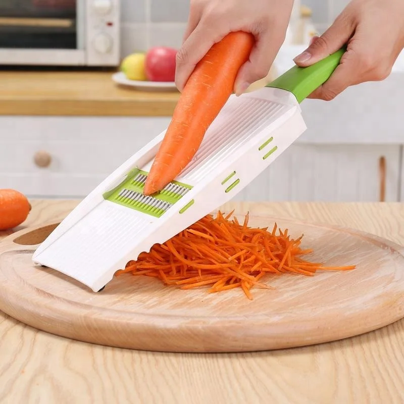 Household Items Vegetable Grater 5 in 1 Kitchen Carrot Grater