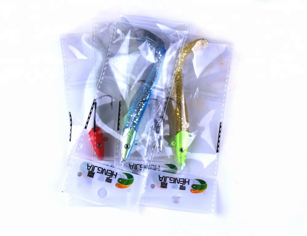 Hengjia Price reduction sale 11cm 19g baits wholesale plastic soft fishing lures