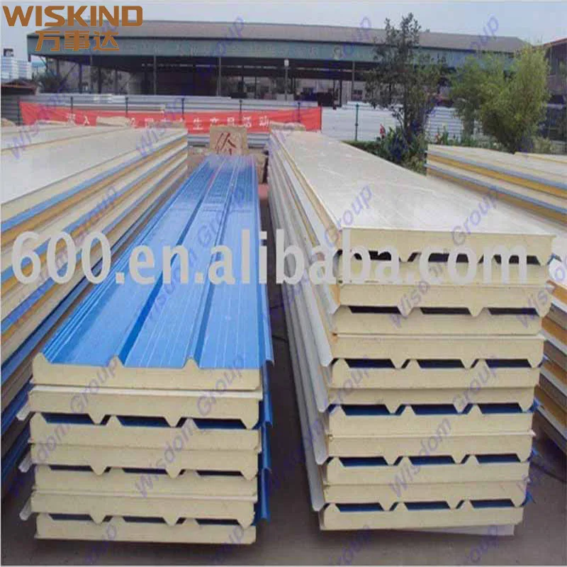 Теплоизоляционная полиуретановая сэндвич-панель для сборного дома