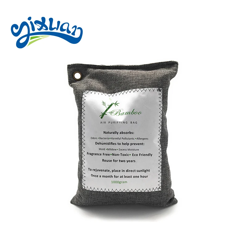 
air purifying bamboo charcoal odor bag 