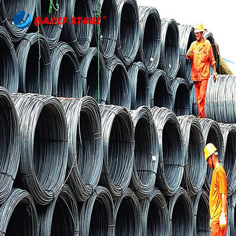 low carbon steel wire rod 5.5 6.5 8.0 10.012.0mm black wire