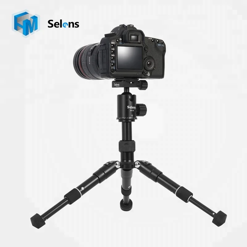 Selens Portable Desktop Mini Tripod Desk Camera Tripod For DSLR Camera, Smartphone