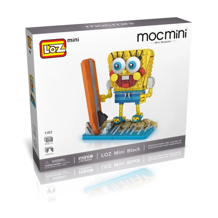 LOZ interlocking plastic play building block toys for toddlers