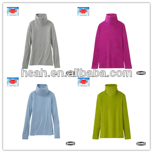 Women`s ватки высокое- шеей пуловеры oem