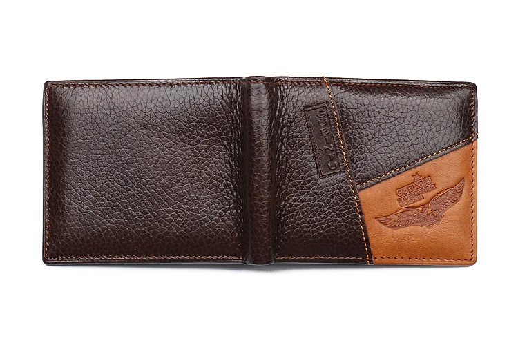 
Personalized Genuine Leather Wallets for Men with Zip Coin Pocket 