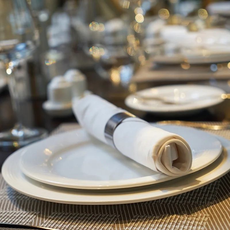 Poland Porcelain Dinnerware Set Plates Chinese Tableware Restaurant, Dinnerware Sets In Guangzhou/