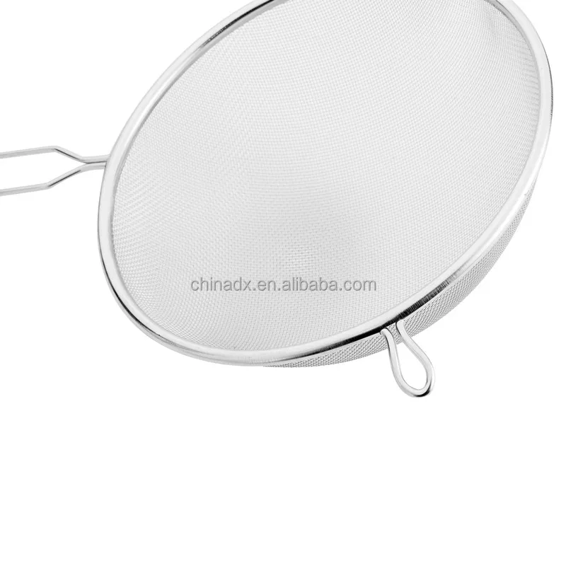 
stainless steel soup and milk strainer 
