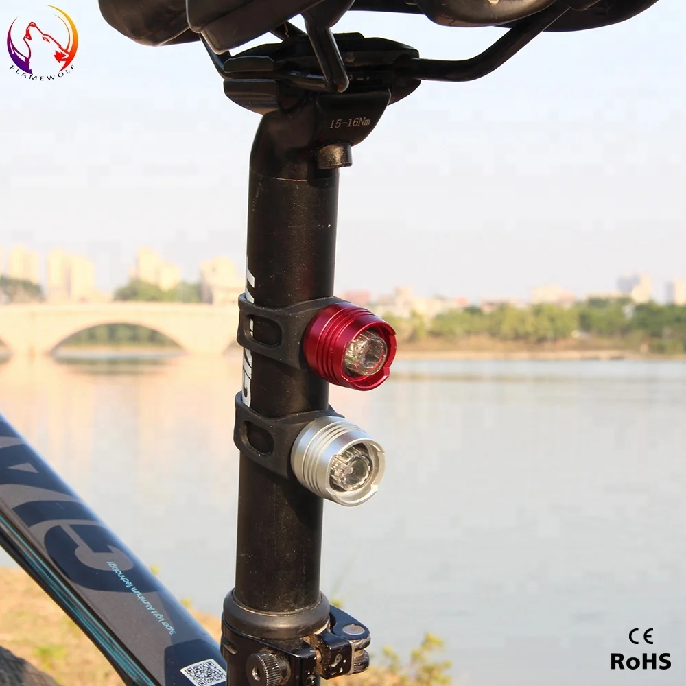 High quality CR2032 battery led bike warning light