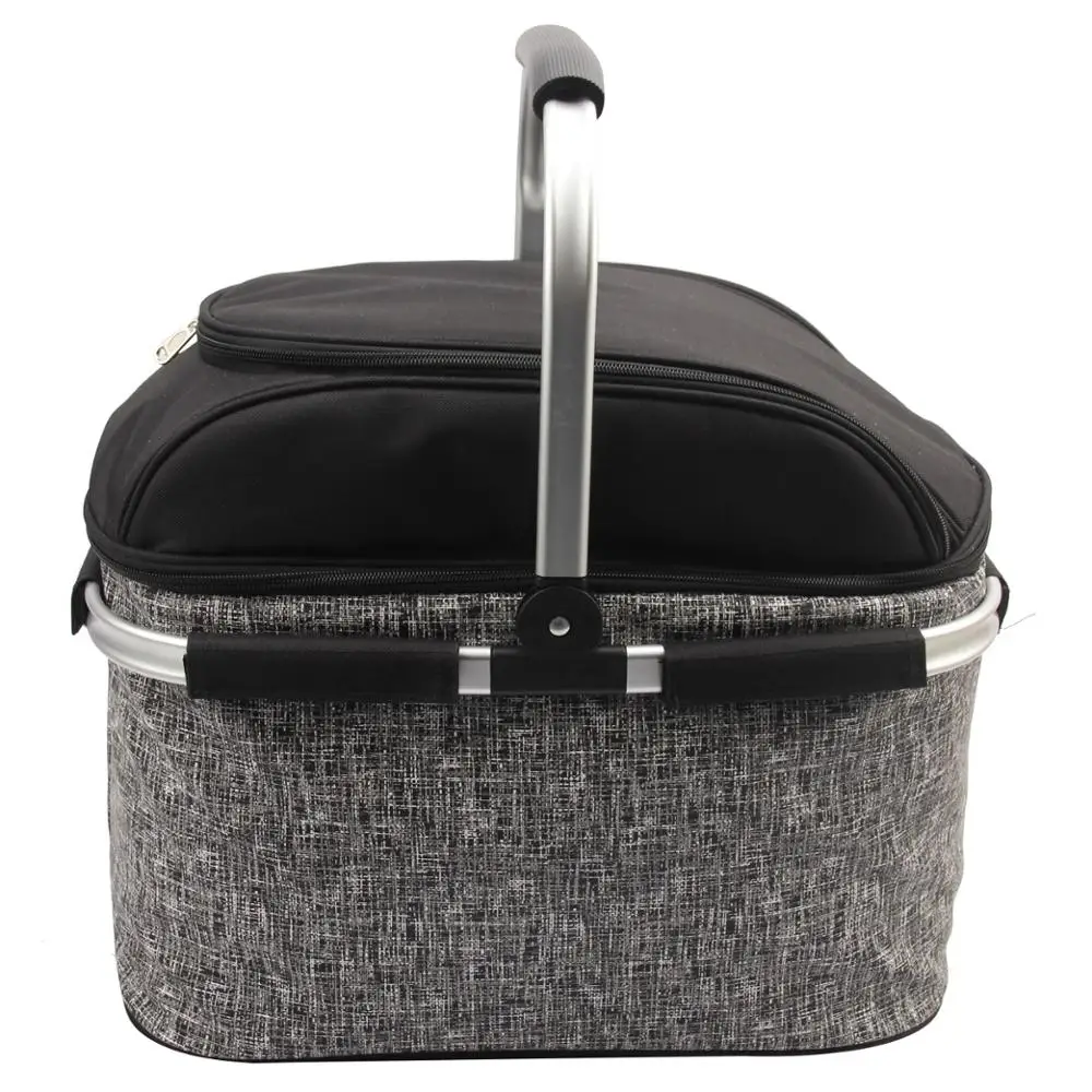 New custom high quality 4 persons set picnic cooler basket