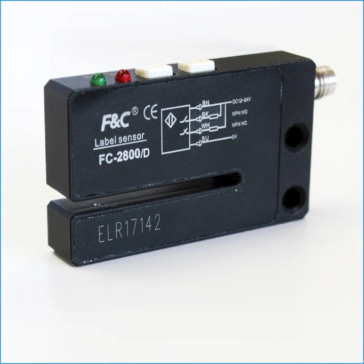 FC-2100 cable labels black mark sensor optic label sensor with CE certificates