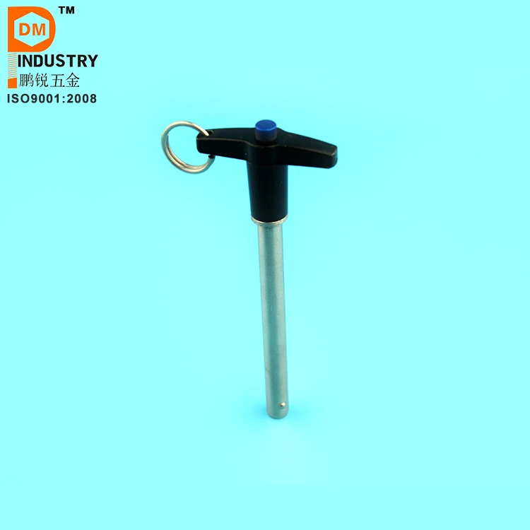 Stainless Steel And Carbon Steel T Handle Type Quick Release Ball Lock Pins