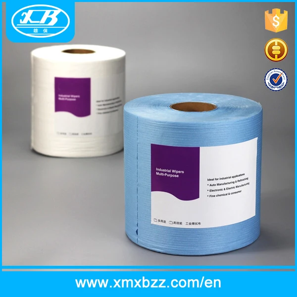 Laser Cut Class 1000 Microfiber Dustless Cleanroom Wiper Paper Roll