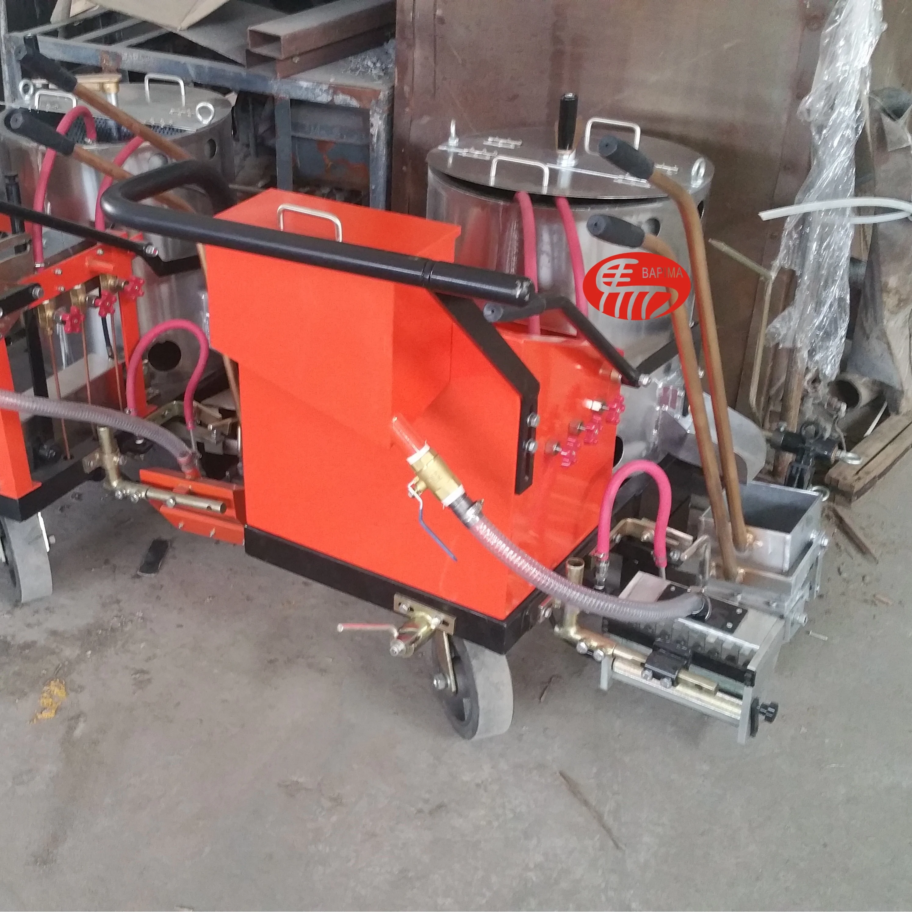 
Automatic computer control thermoplastic road marking machine 