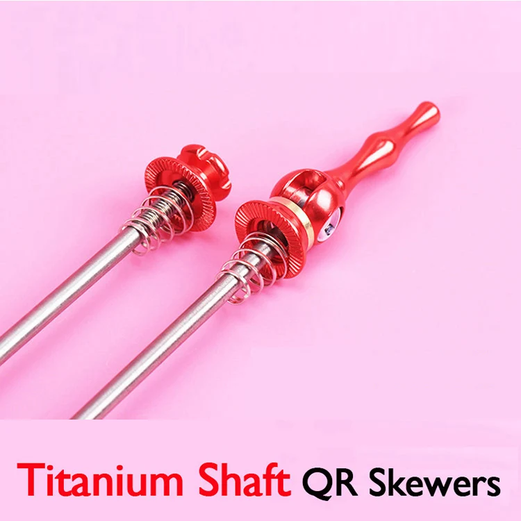 RISK Ultralight Quick Release Rod Road Bicycle QR Skewer Lever Titanium Shaft Rod Axis Aluminum Alloy For MTB Mountain Bike Hub