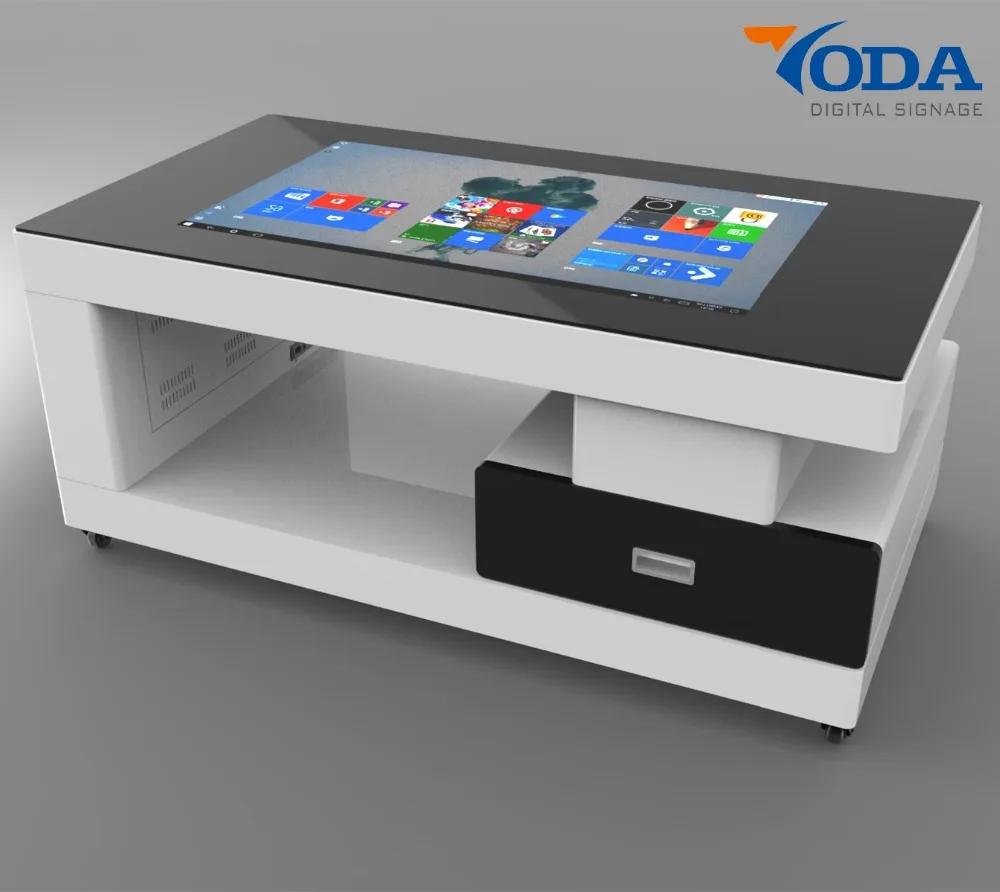 43 Inch LCD touch screen smart table with Android OS for home, office, vip room