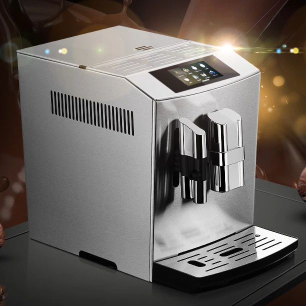 New product S7-2 stainless steel housing one touch cappuccino coffee maker espresso cafe coffee  machine