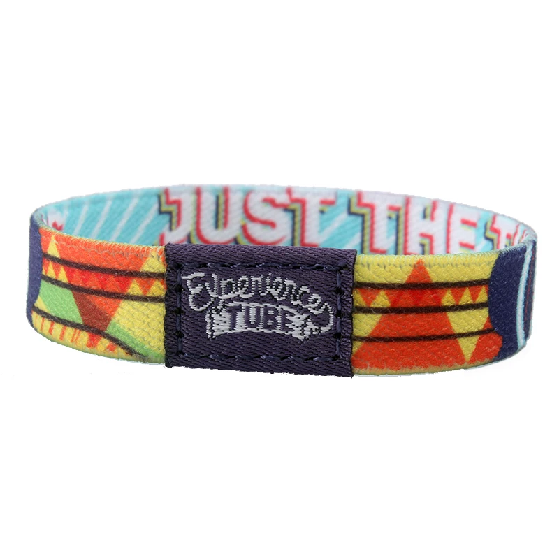 2024 Promotional Wristbands Customize Polyester Bracelet Beautiful Logo Holiday Decoration & Gift Graduation Europe Music