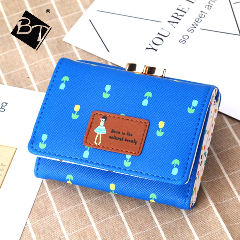 Lower Price Cheap Customized New promotion gift purse yong girl women wallet wholesale