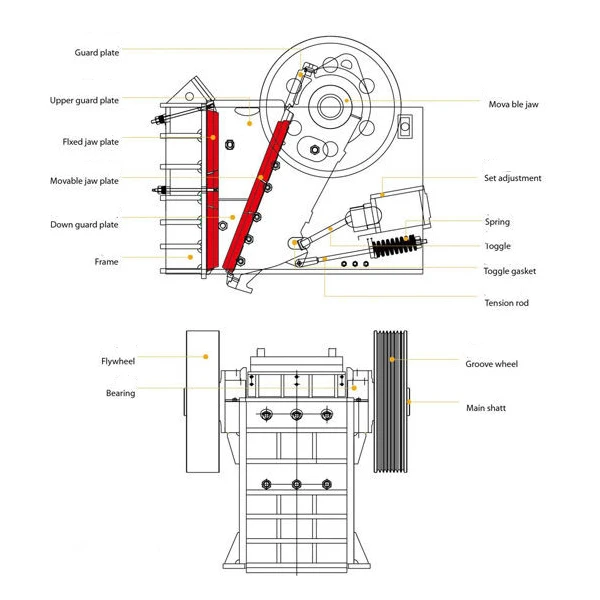 black jaw plate fae stone rock crusher jaw crusher machine manufacturers