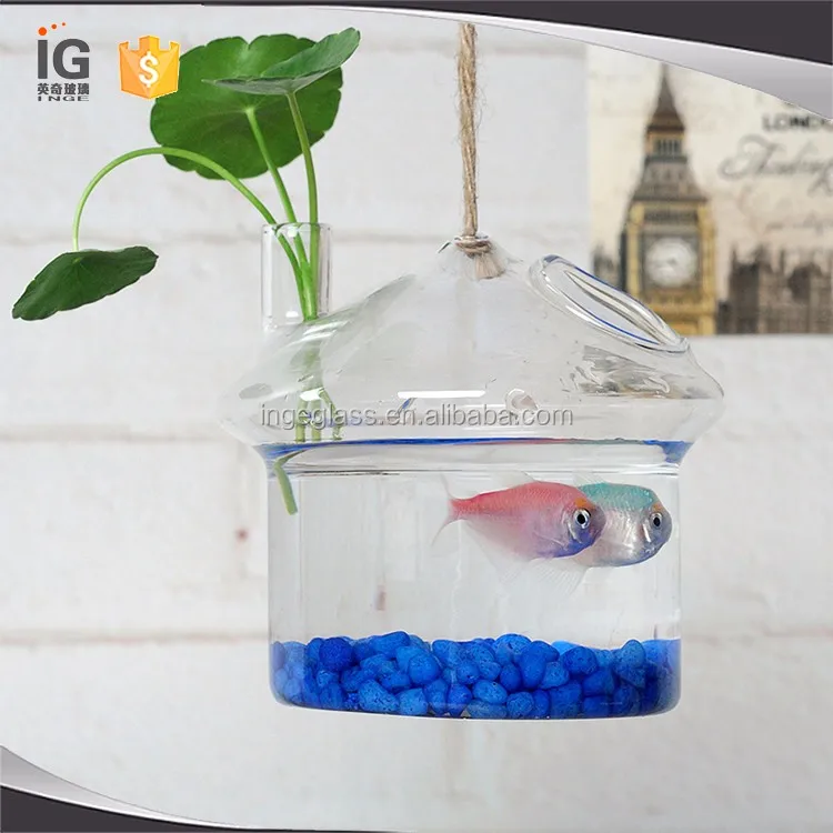 Glass fish tank creative fish tank mini Aquarium