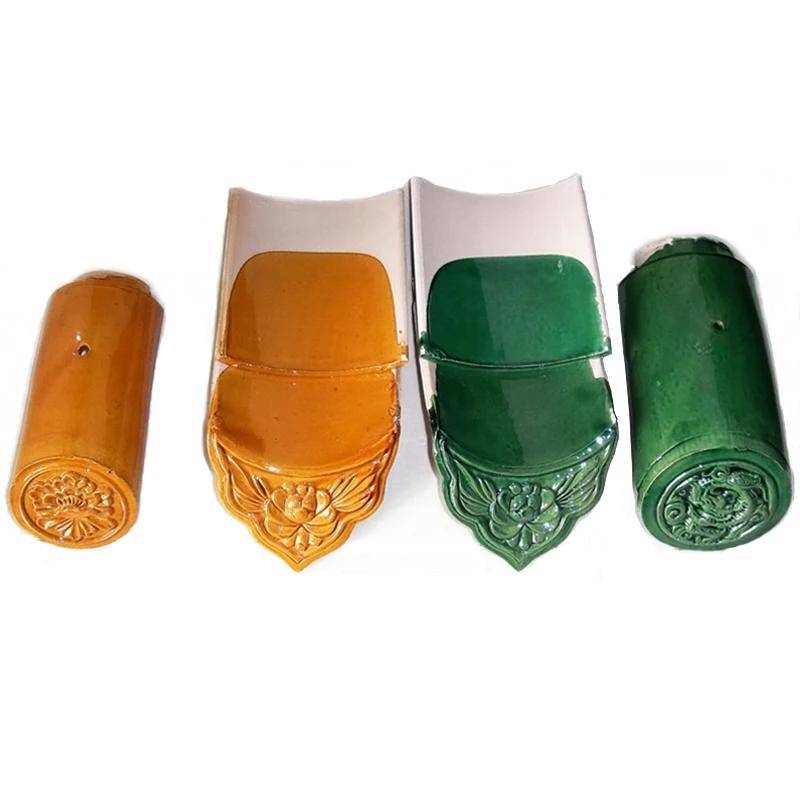 Traditional Chinese roof ornaments ceramic tiles