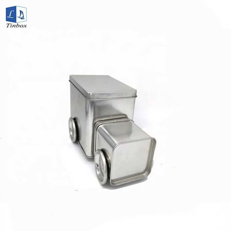 Cookies box  Container Metal Biscuit Car Shape Toy Car Tin Box empty tin can