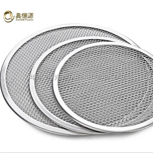 Высококачественный алюминиевый круглый сетчатый экран для пиццы/лоток/сетка