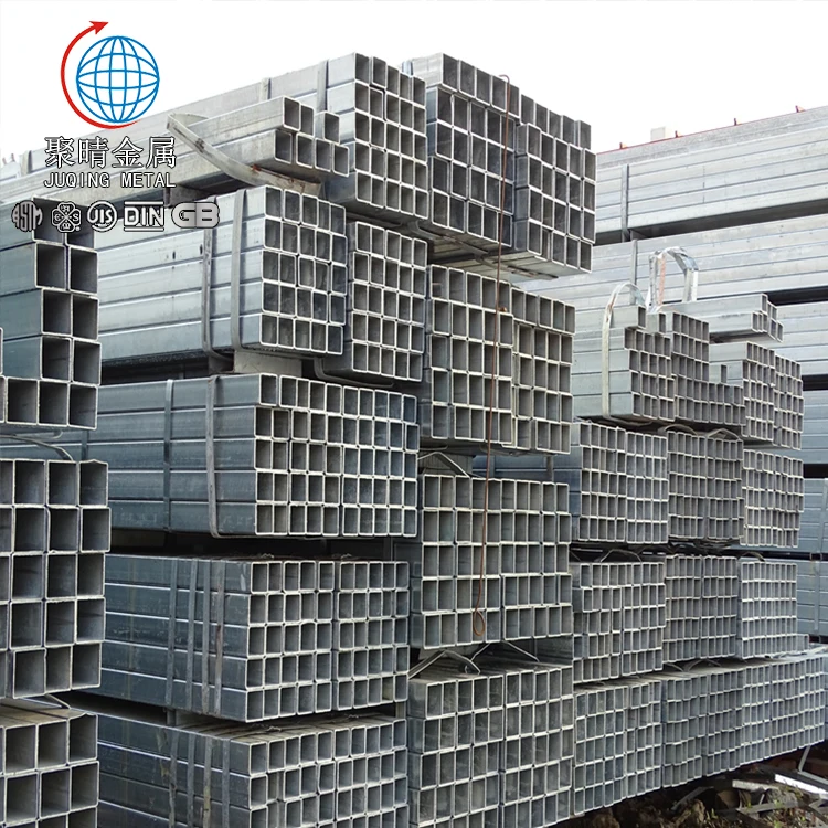 Wholesale price in stock galvanized square steel pipe pipe