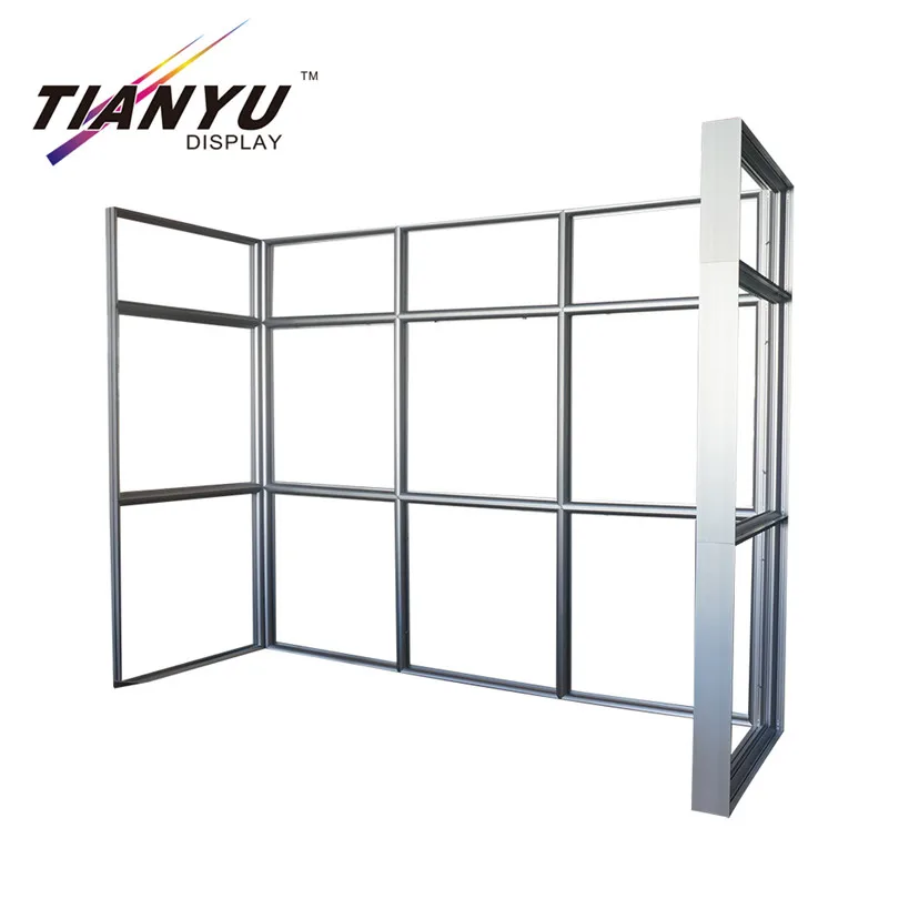 Aluminum frame tension fabric display photo backdrop booth exhibition stand