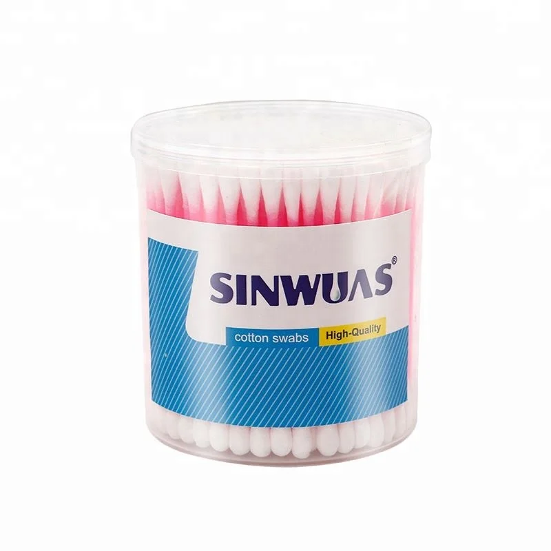 Hot selling well sealed double - end natural disposable paper cotton swab