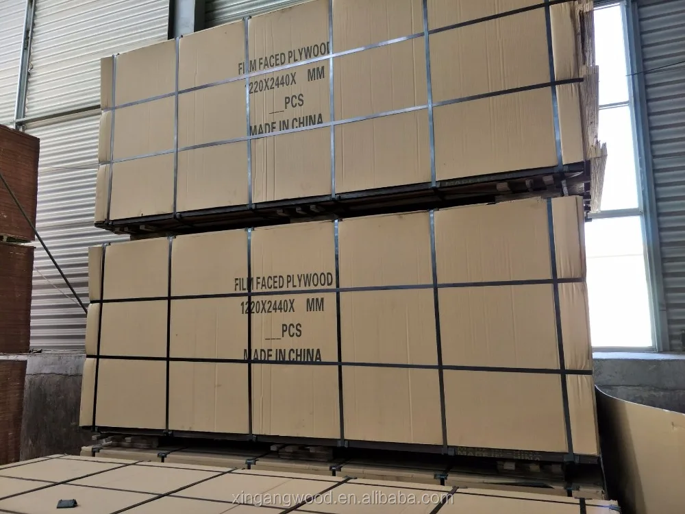 High Quality 12mm 18mm WBP/Phenolic shuttering plywood specifications brown film faced plywood
