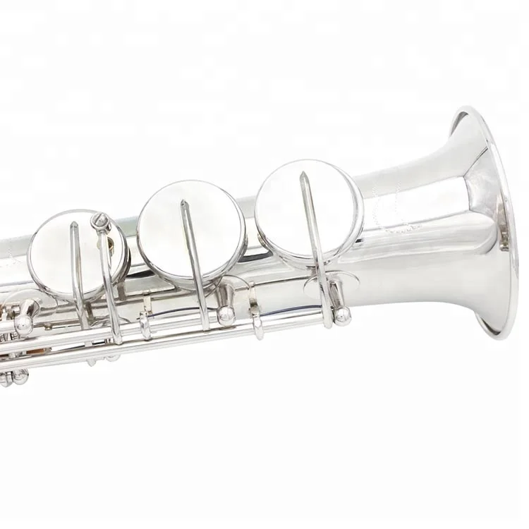 
Accept OEM Dasheng Music DSSS-711S Chinese Cheap Wind Instrument Silver Soprano Stright Saxophone 