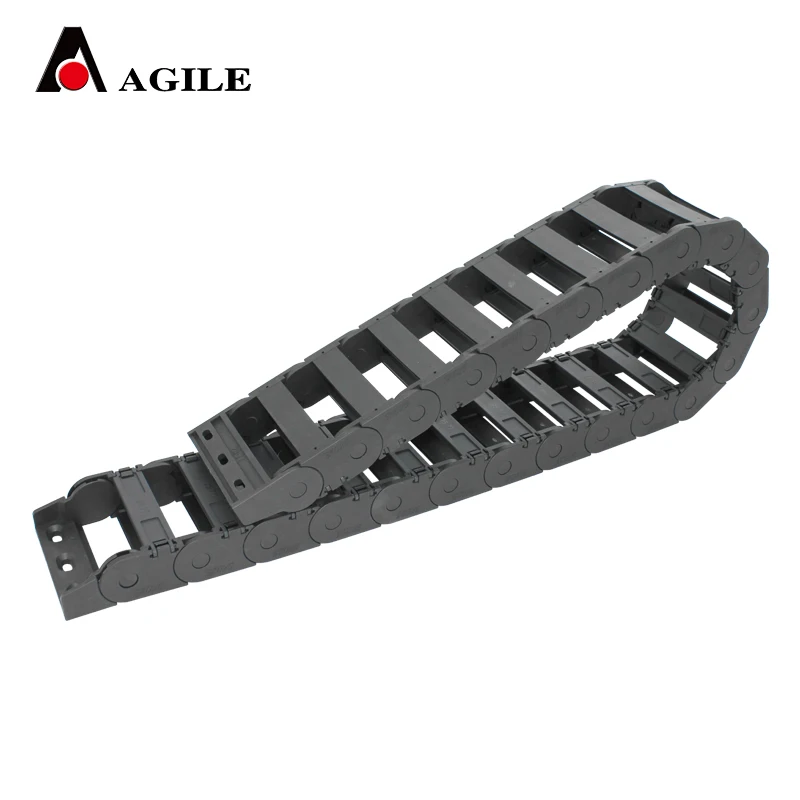 
25*77 SK bridge type inside opening high strength cable chain for laser machine 