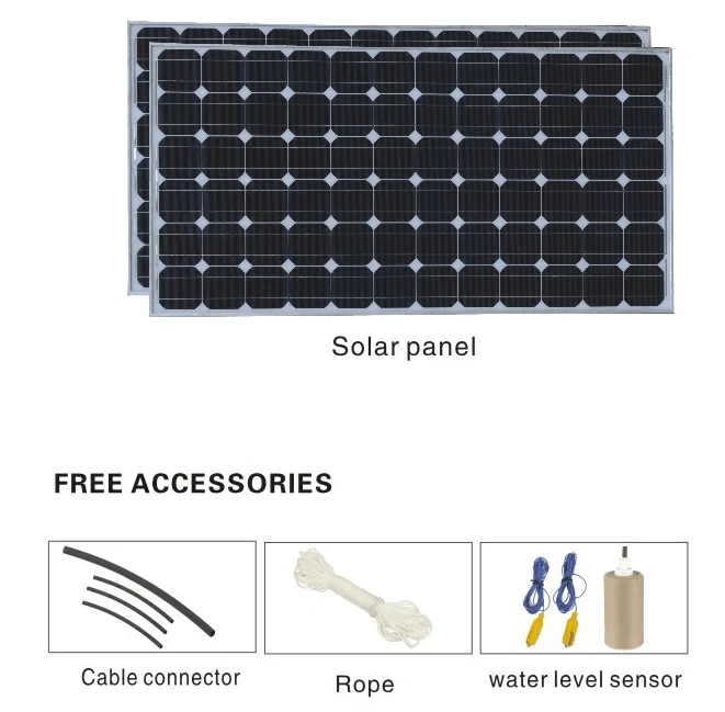 
DC brushless motor 500w solar pool pump with MPPT controller 