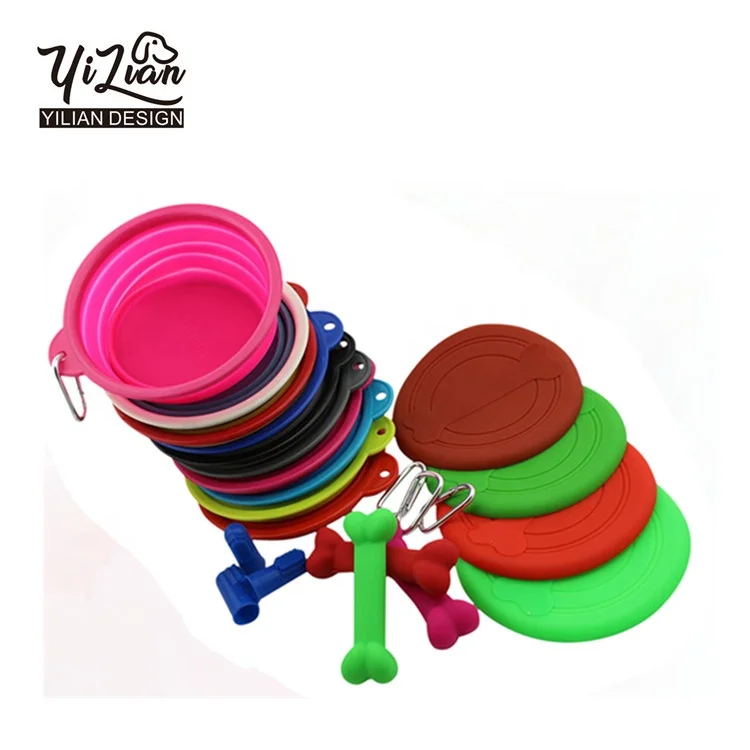 
Food grade Silicone dog flying saucer rubber flying saucer for dogs 