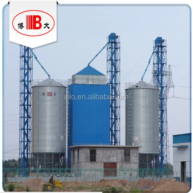 45 / 60 degree hopper bottom barley storage steel silo