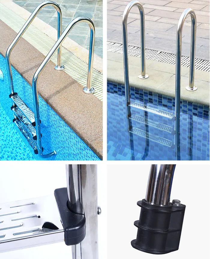 Durable 3 Steps ladder Pool Ladder Stainless Steel Swimming Pool Handrail