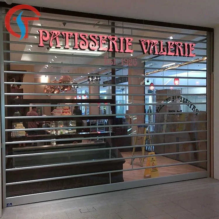 Polycarbonate roll-up door,commercial roll-up door,transparent roll-up door