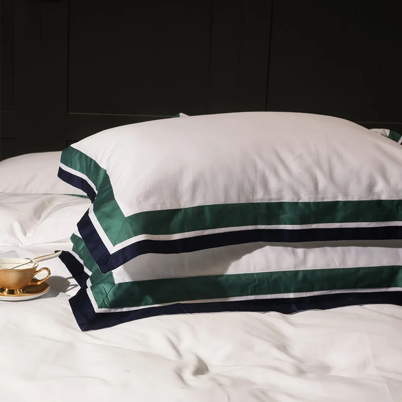 Factory direct bedding hotel linen simple quality four-piece set Report