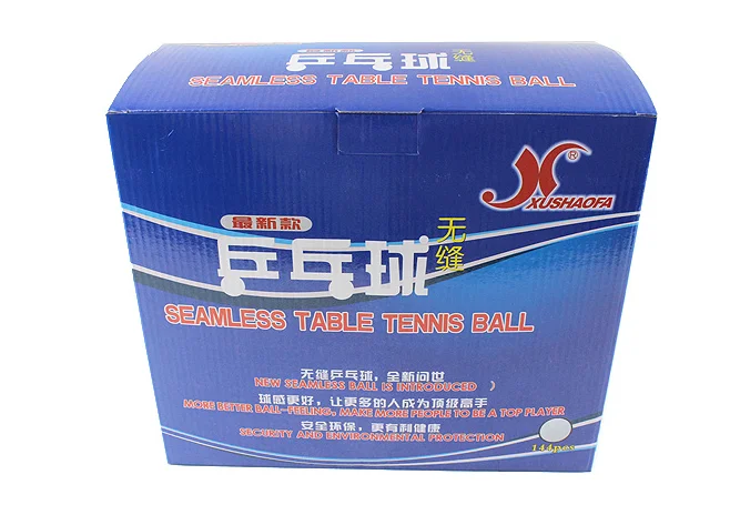 original xushaofa PP seamless plastic 40+ match Ping pong ball 3 star table tennis balls