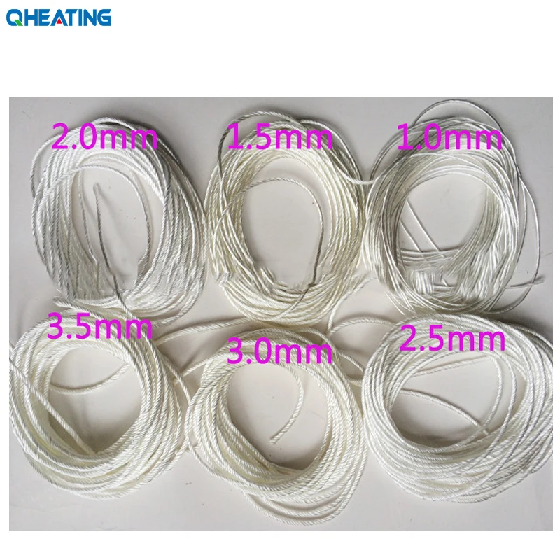 Хит продаж, фитиль из стекловолокна, полая плетеная веревка для электронных сигарет, кремниевый фитиль для электронных сигарет