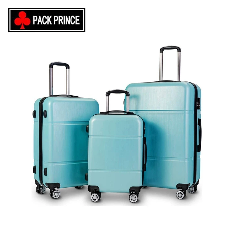 
Abs Zipper Plastic Decoration Suitcase Set Man 3 Pcs 