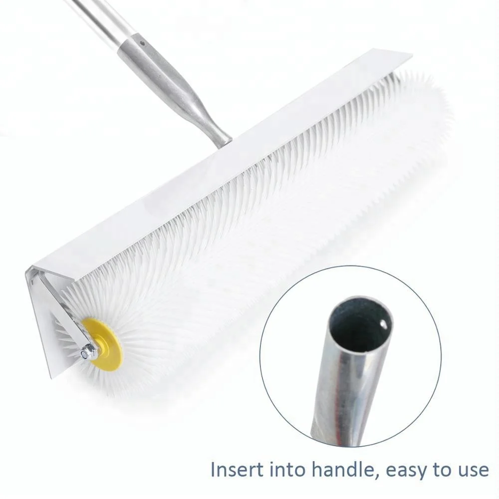 CHEAP Spiked roller brush with Metal baffle Self-leveling Epoxy Floor tools