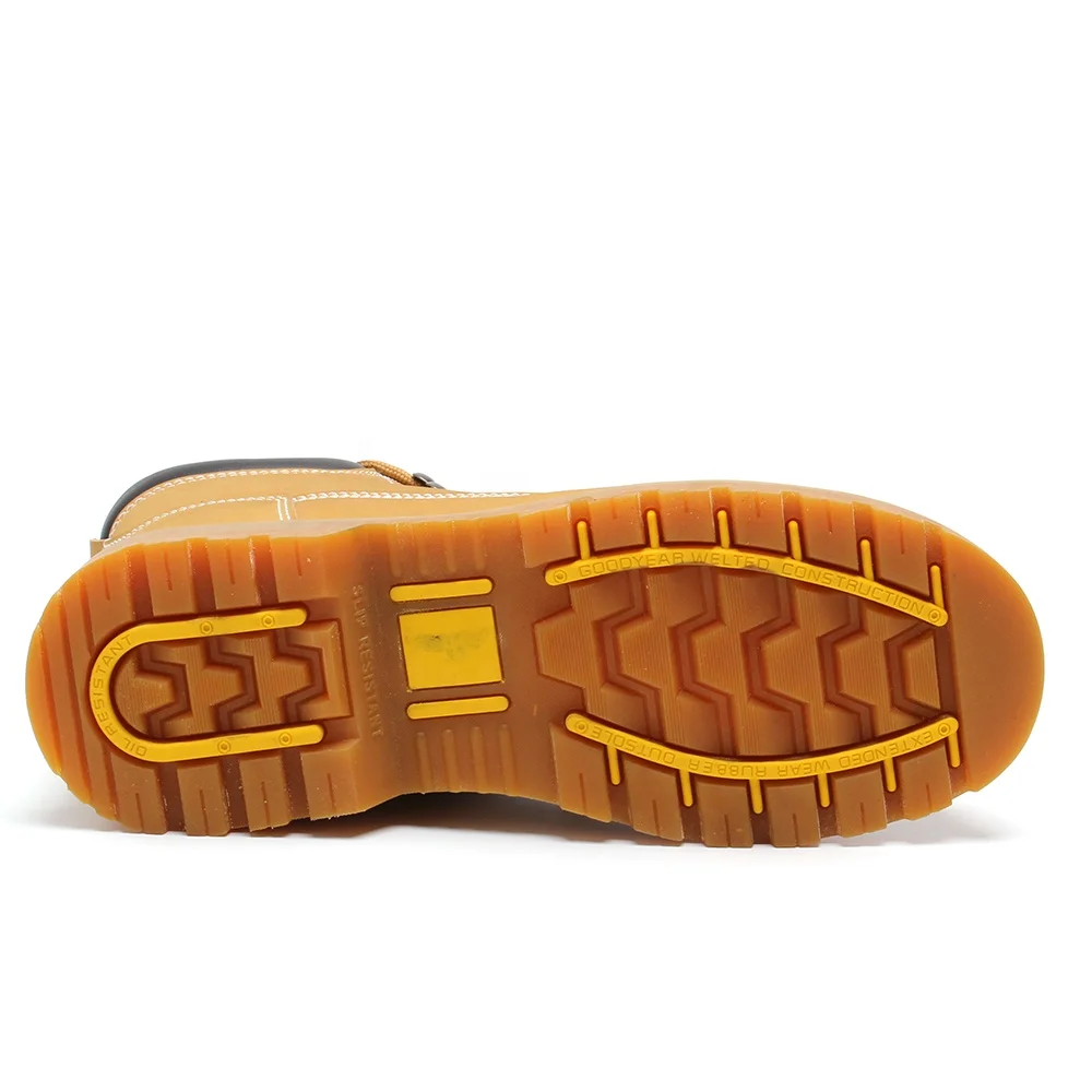 Желтый нубук Композитный носок лучший сервис безопасная обувь поставщик Шаньдун, легкие безопасные дешевые мужские рабочие ботинки