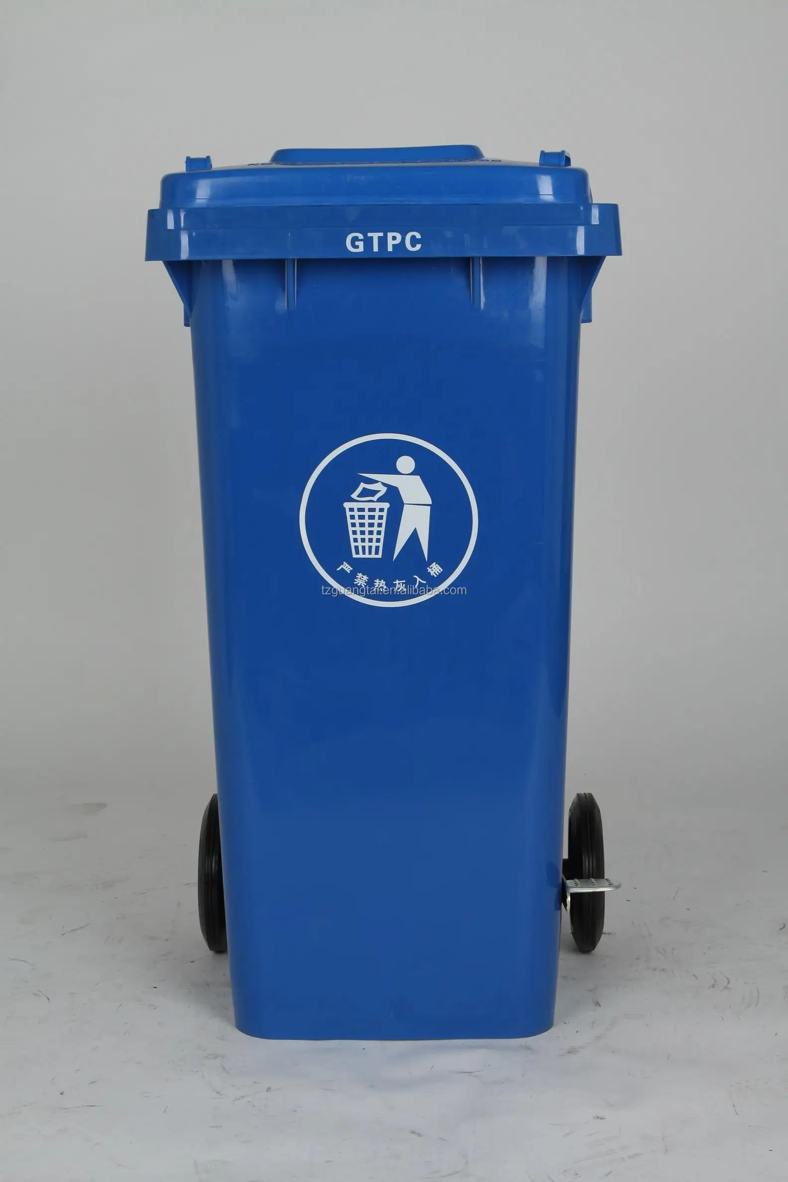 GT-120A 2-wheeled plastic garbage bin