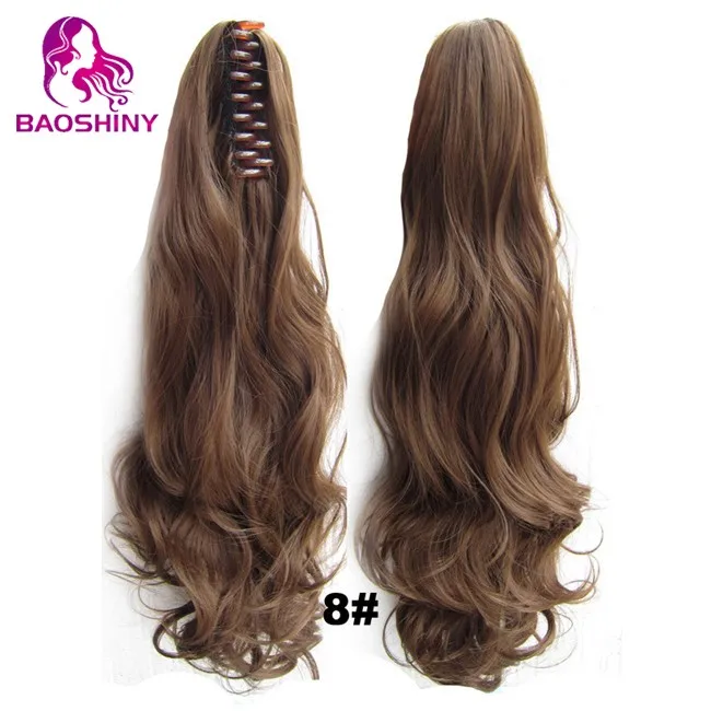 22 дюйма, 55 см, женские кудрявые когти, конский хвост, высокотемпературные волокна, синтетические волосы, конский хвост, 170 г/шт.