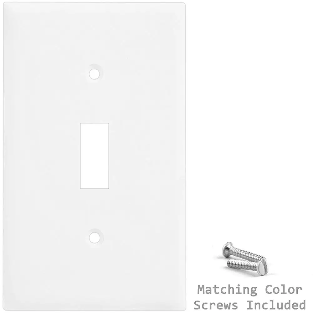 Shanghai Linsky (WTS-01) 1 Gang Decorate Plastic Cover Plate Toggle Switch Plastic Wall Plate