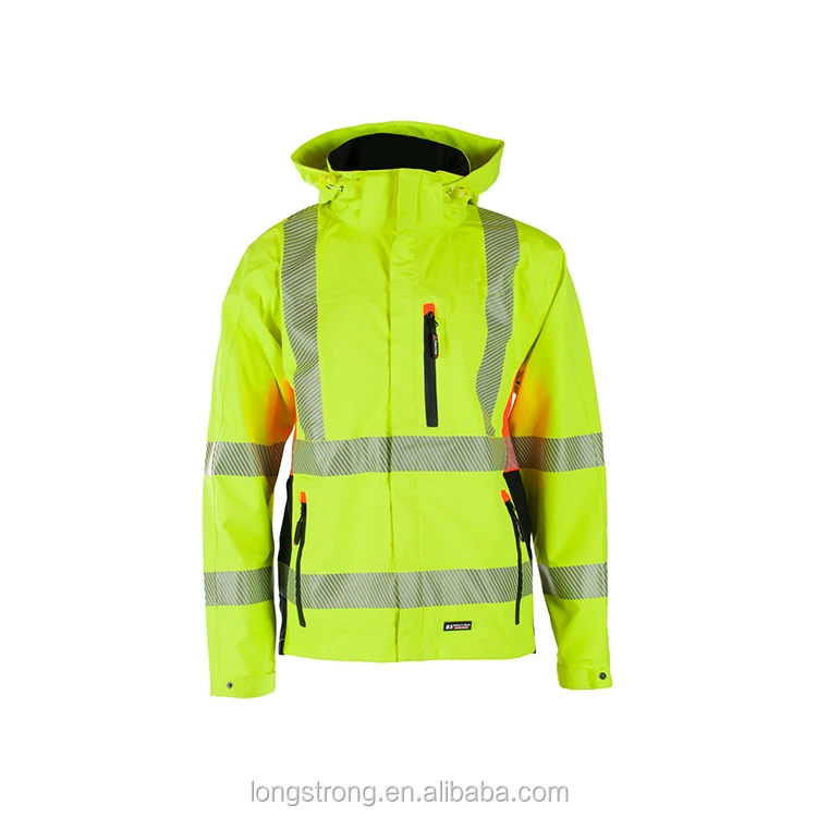  Xl Размер Hi-Vis куртка безопасности светоотражающее пальто Рабочая