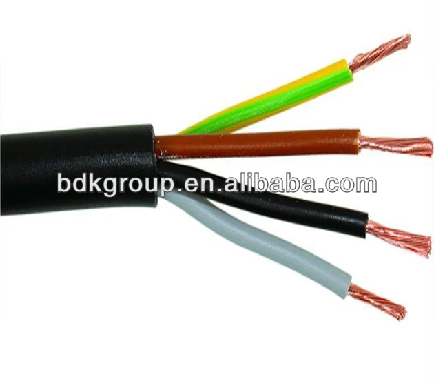 Производство Китай, гибкие цвета электрических проводов